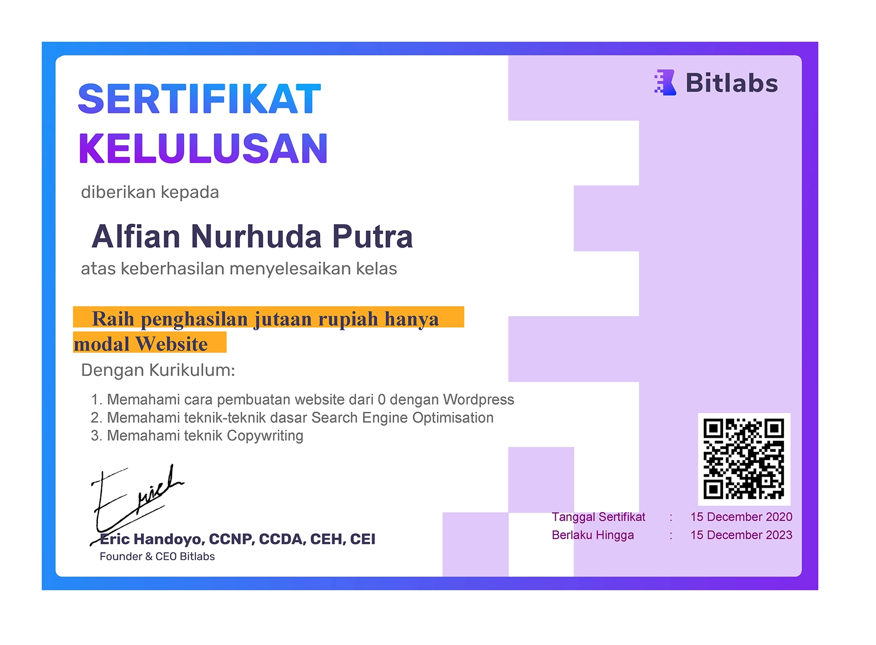 Certificate 4